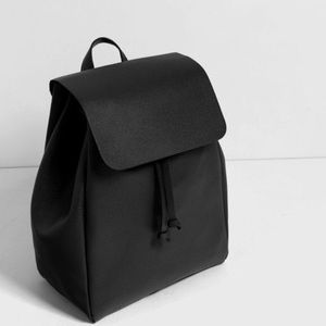 Zara Faux Leather Backpack